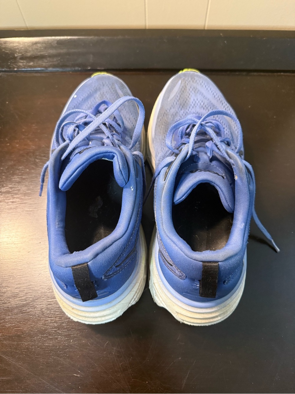 Hoka Women's Athletic Running Shoes in Light Blue - Picture 3 of 4